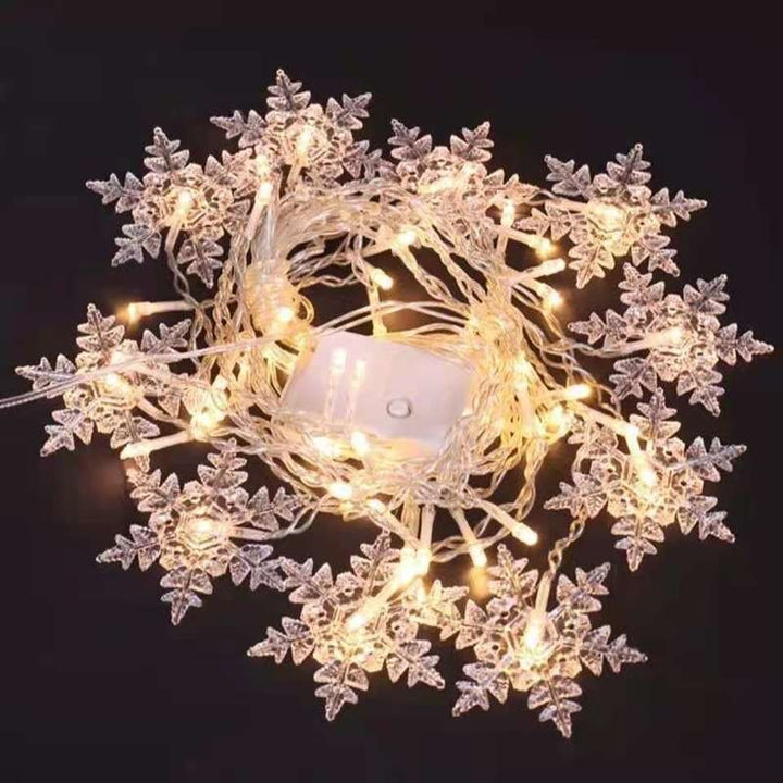 Harwelton™ LED Snowflake Fairy Lights for Trees and Windows