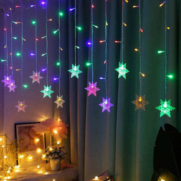 Harwelton™ LED Snowflake Fairy Lights for Trees and Windows
