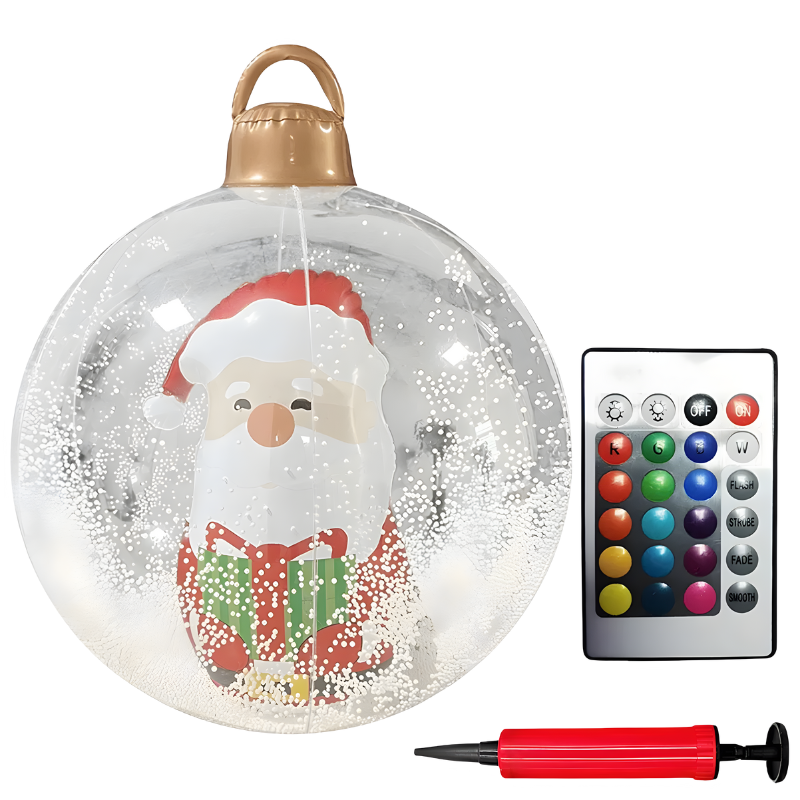 Outdoor PVC Christmas Decoration with colourful LED Lighting