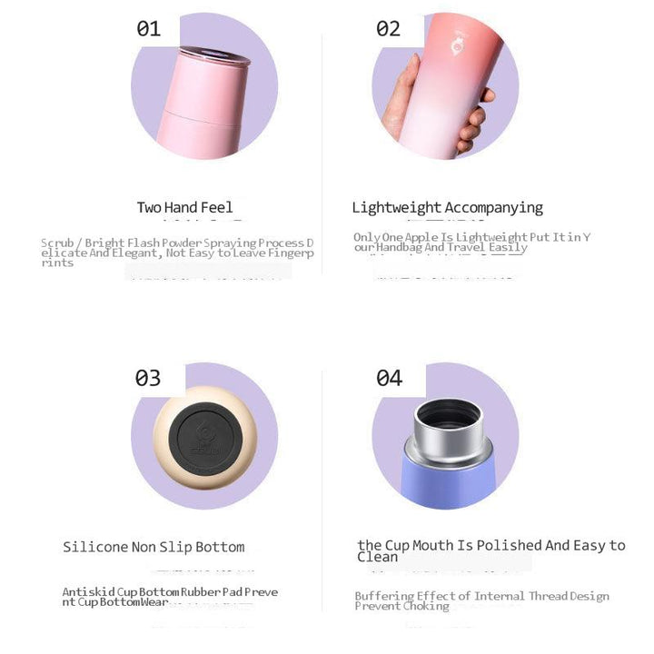 Butterfly Stainless Steel Travel Mug 430 ml for Hot and Cold Drinks