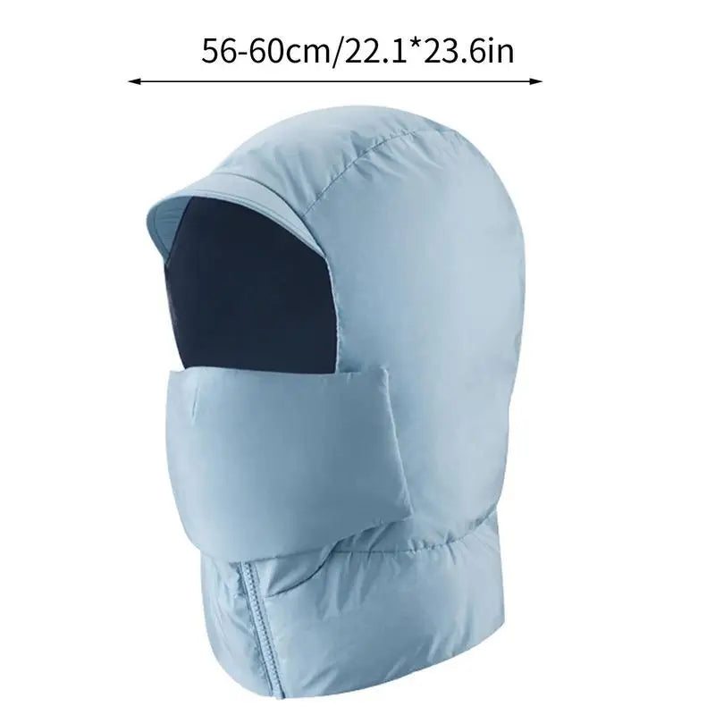 3-in-1 Winter Hat with Earmuffs and Full Face Cover