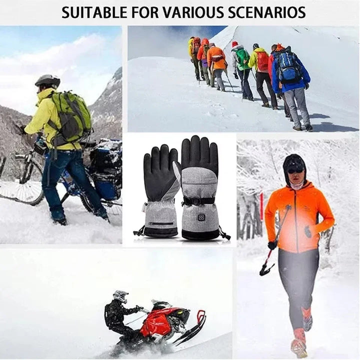 Harwelton™ Waterproof Heated Gloves for Motorbike &amp; Cycling