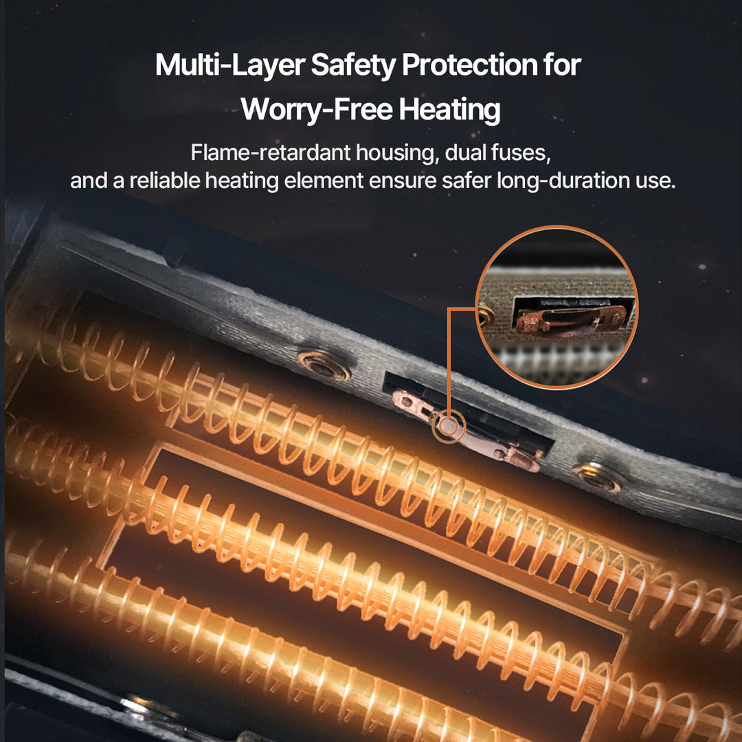 Portable Car Heater and Windscreen Defroster, 360° Swivel