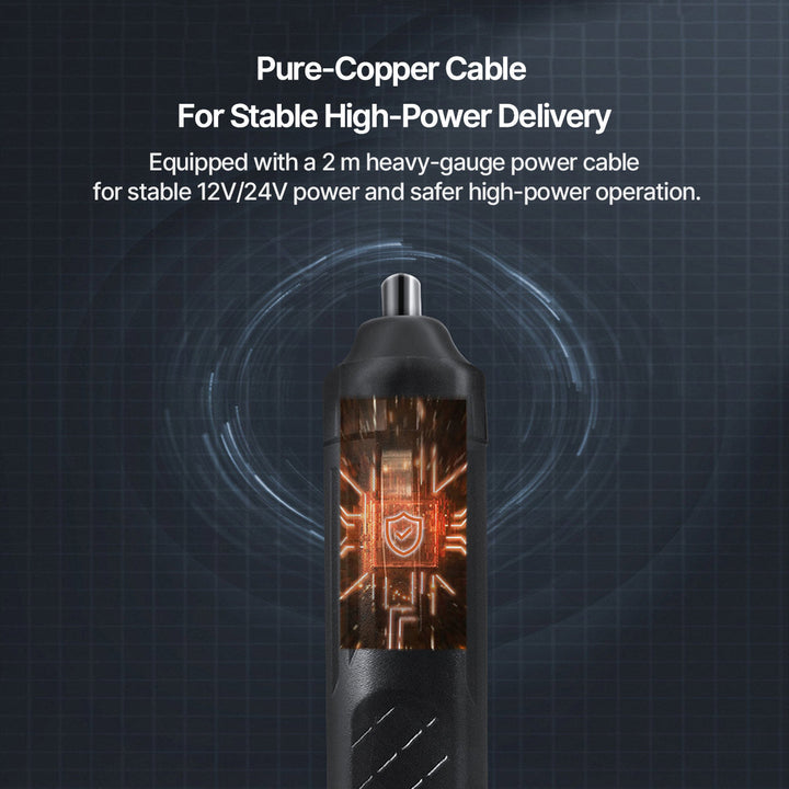 Portable Car Heater and Windscreen Defroster, 360° Swivel