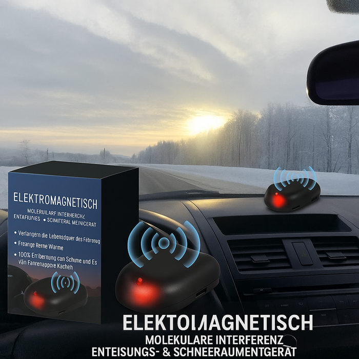 Harwelton™ Solar-Powered Car Window De-Icer for Scrape-Free Mornings