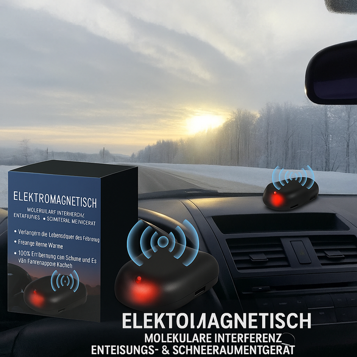 Solar-Powered Car Window De-Icer for Scrape-Free Mornings