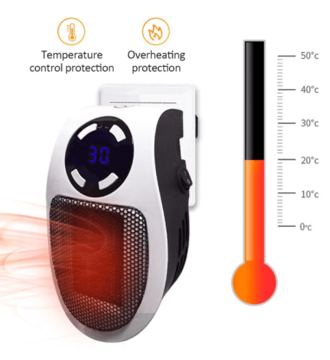 Harwelton™ Compact Portable Heater with Adjustable Temperature