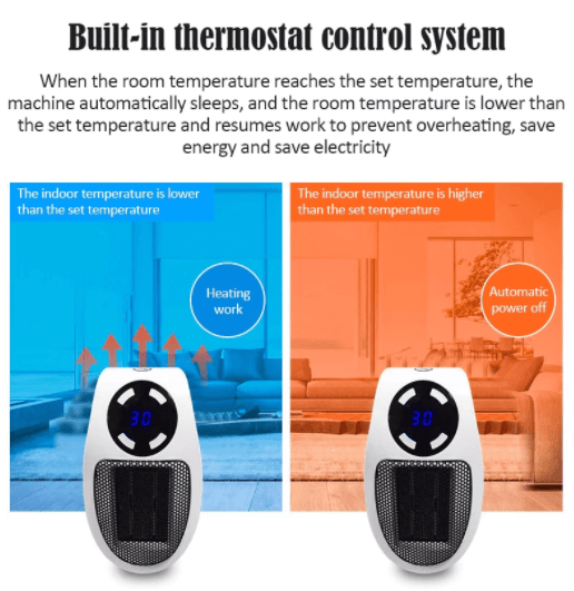 Harwelton™ Compact Portable Heater with Adjustable Temperature