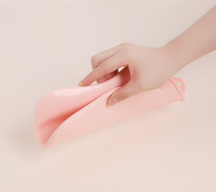Harwelton™ Plush 1L Hot Water Bottle with Washable Cover