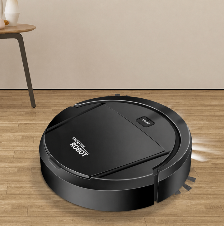 Quiet Robot Vacuum Cleaner with HEPA Filter and One-Touch Start