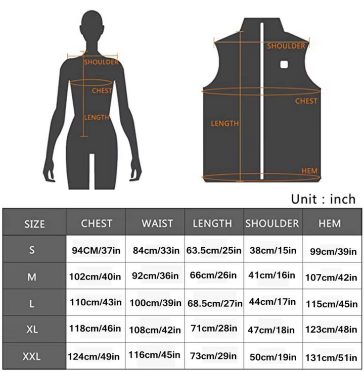 Harwelton™ Slim Heated Gilet for Women with 9 Zones and USB Power
