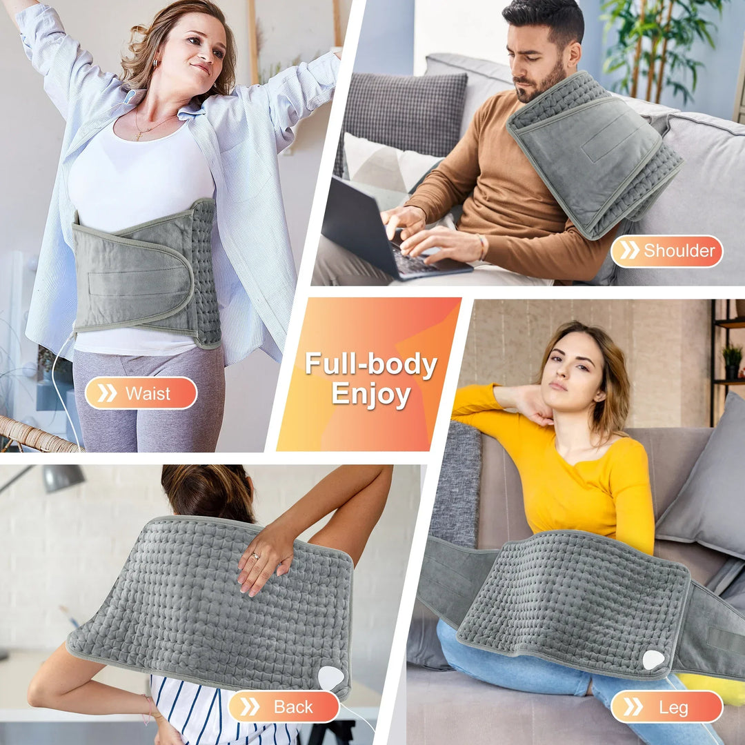 Electric Heat Belt for Back &amp; Waist with 9 Heat Settings – Harwelton™