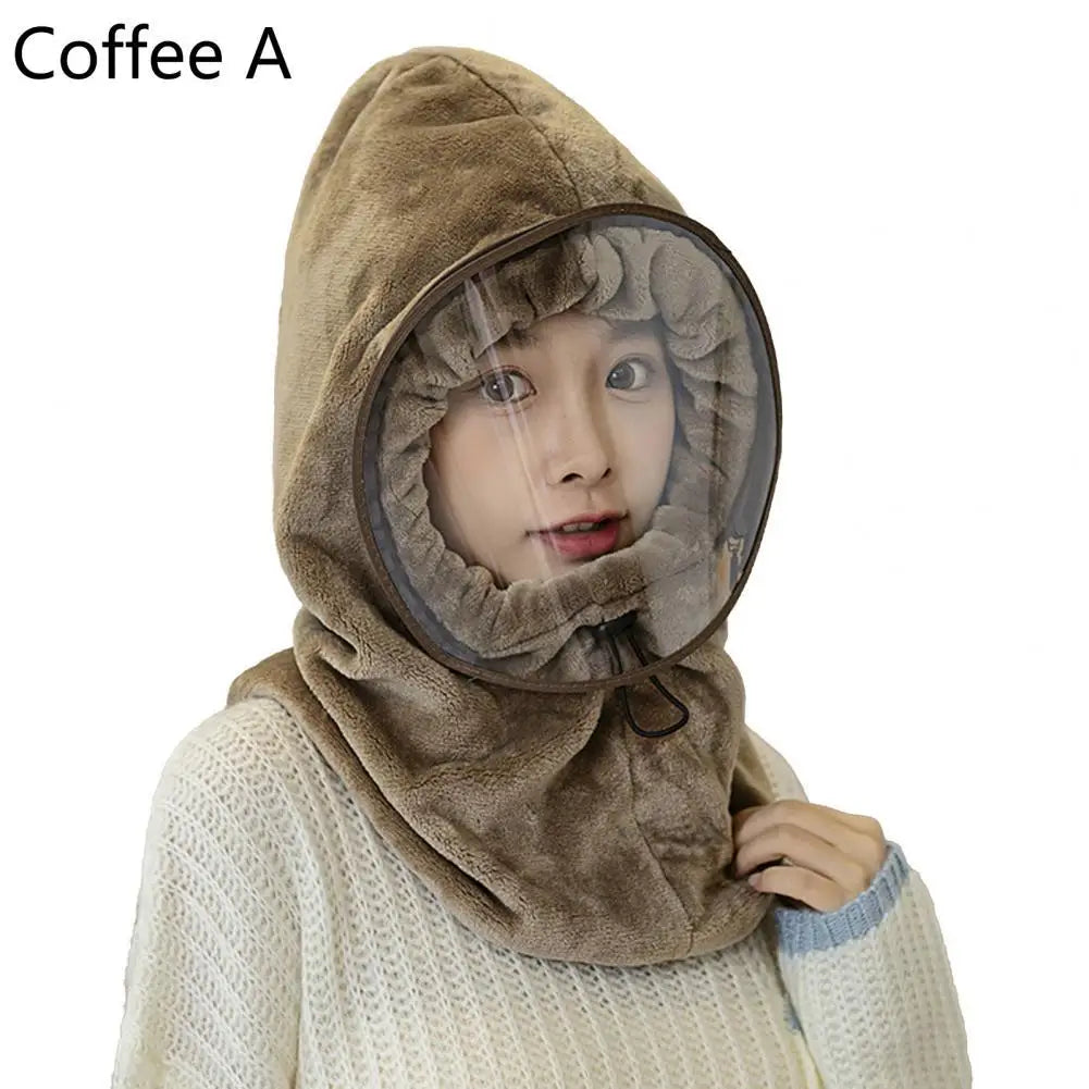 Harwelton™ Plush Full Face Winter Hat with Built-In Neck Warmer