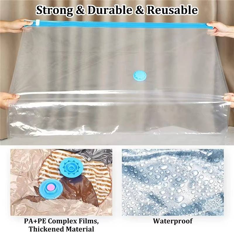 Harwelton™ Vacuum Storage Bags for Clothes and Bedding, Set of 5
