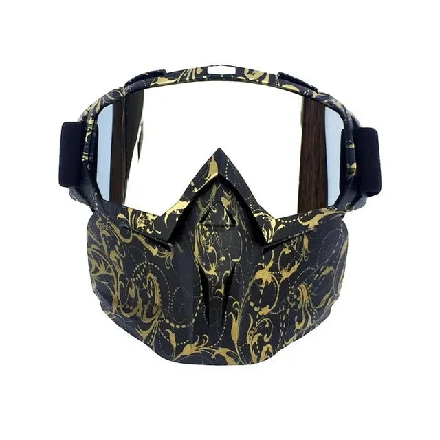 Full Face Snow Mask with Anti-Fog UV Goggles
