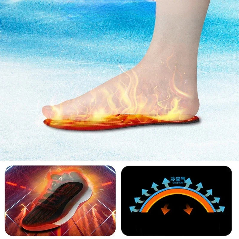 Harwelton™ Cut-to-Fit USB Heated Insoles with Carbon Fibre Heating