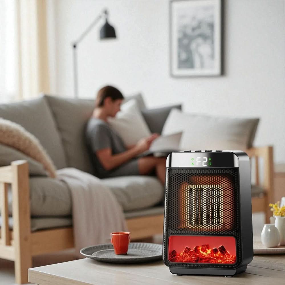 Compact Fan Heater with Adjustable Temperature – Harwelton