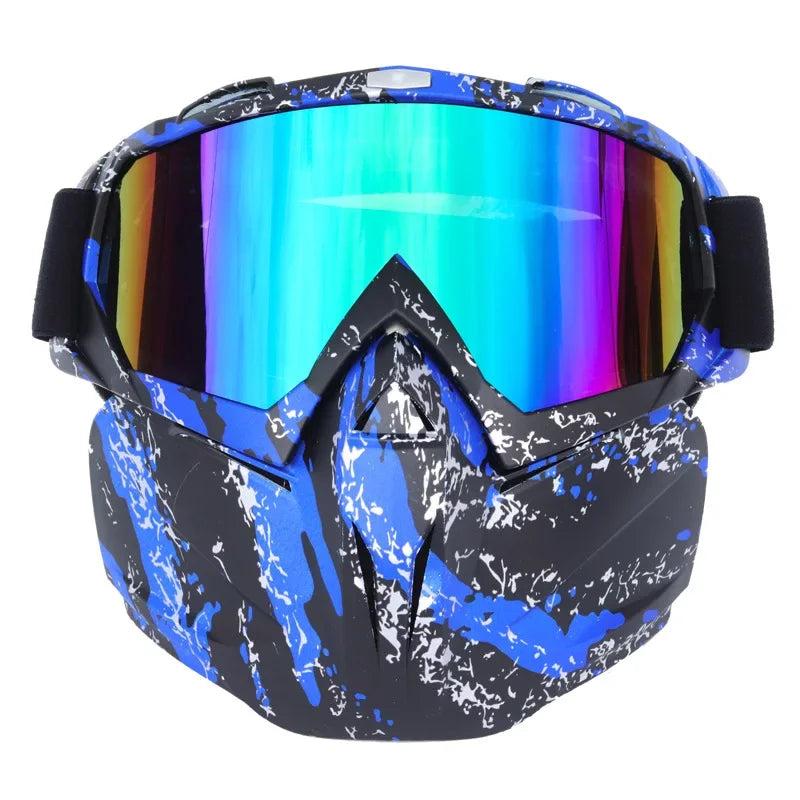 Full Face Snow Mask with Anti-Fog UV Goggles