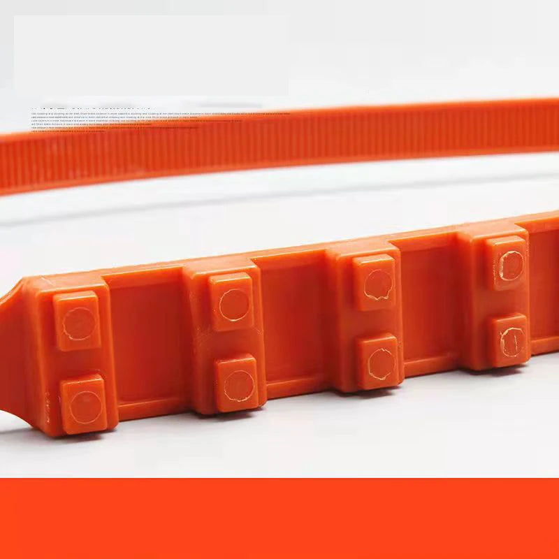 Rubber Anti-Skid Tyre Straps for Snow and Ice, Quick to Fit