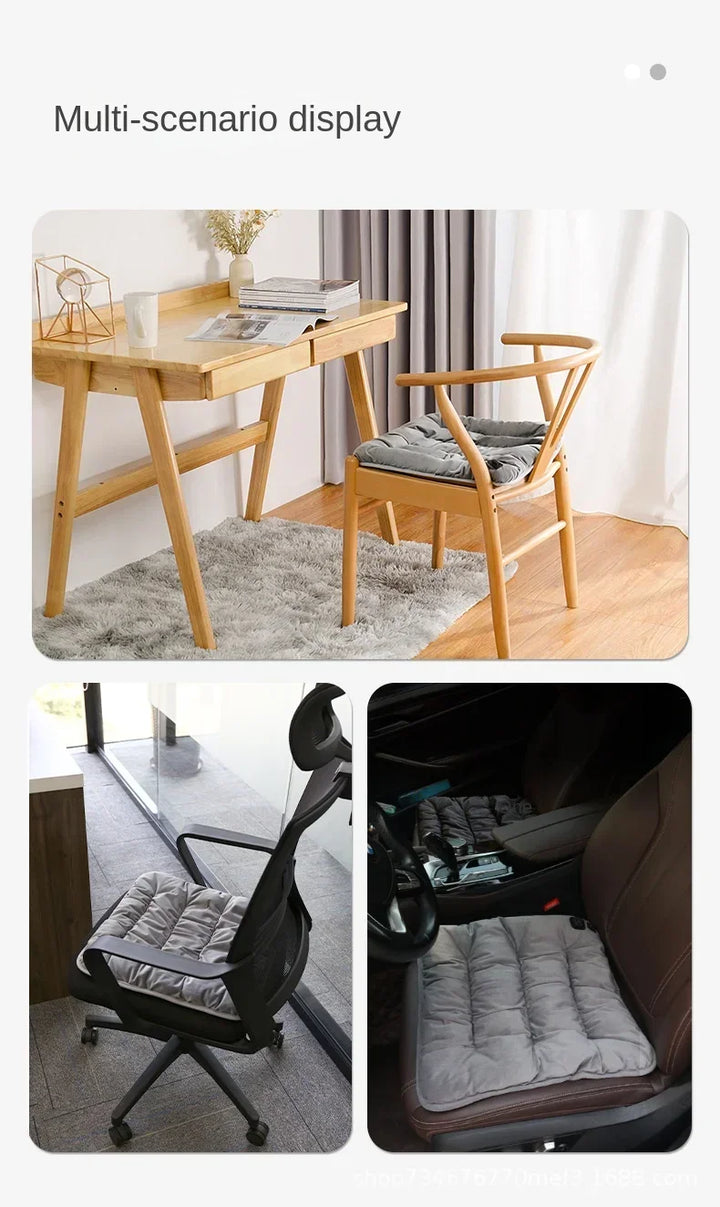 Harwelton™ Heated Seat Cushion with 3 Heat Levels and Graphene Warmth