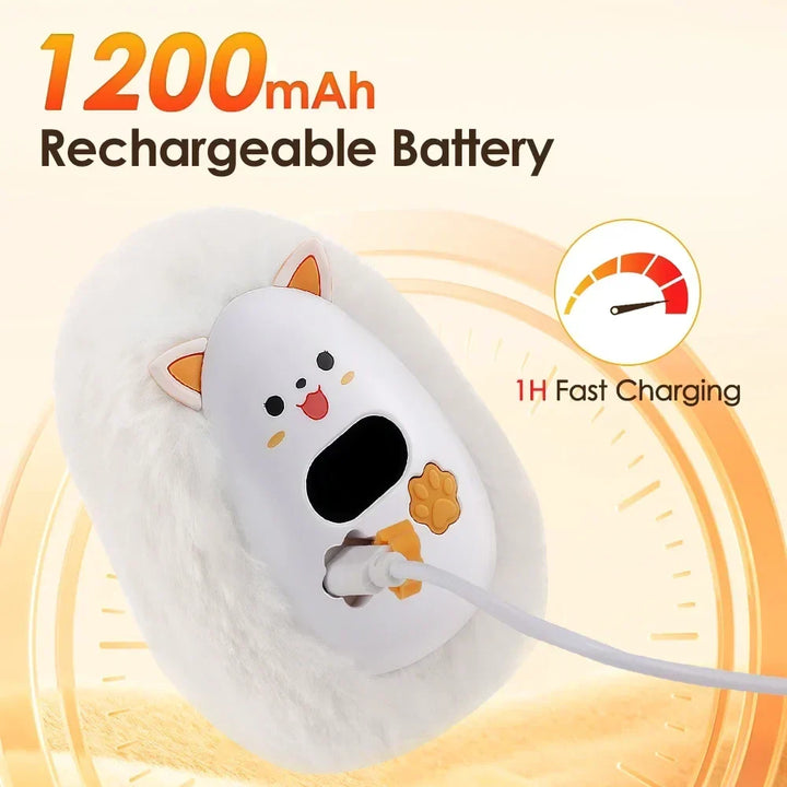 Harwelton™ Rechargeable Fox Hand Warmer with 3 Heat Levels