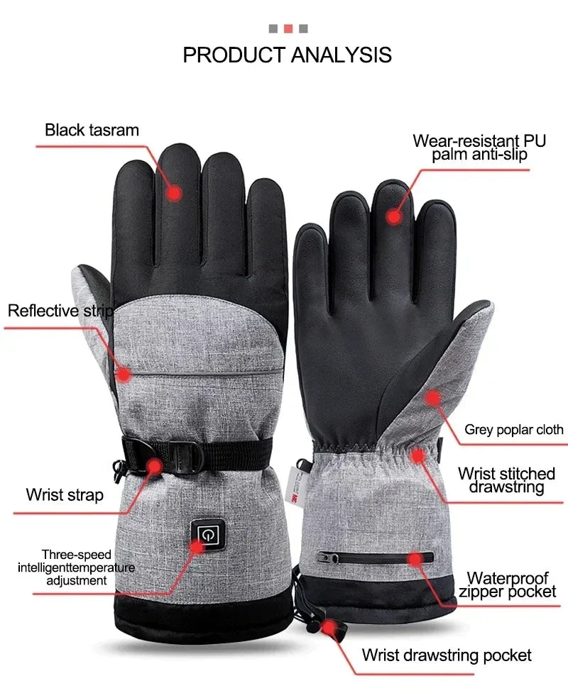 Harwelton™ Waterproof Heated Gloves for Motorbike &amp; Cycling