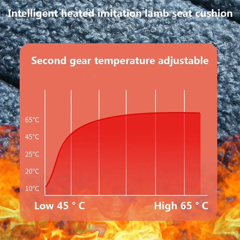 Harwelton™ Heated Car Seat Cover with Two Heat Settings