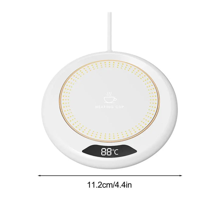 Mug Warmer Coaster with Three Heat Settings up to 75°C