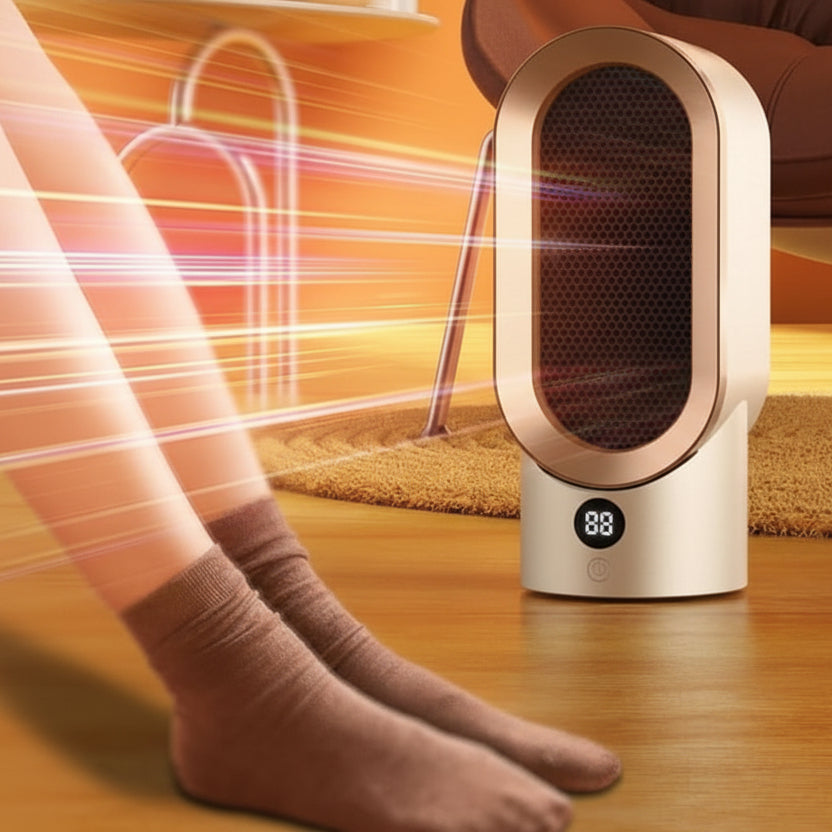 Harwelton™ Portable 800W Heater with Cool-Touch Casing