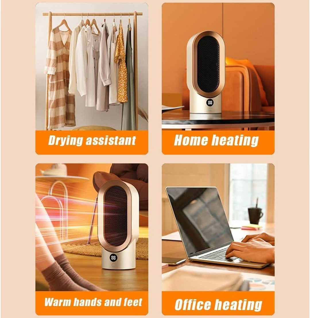 Harwelton™ Portable 800W Heater with Cool-Touch Casing