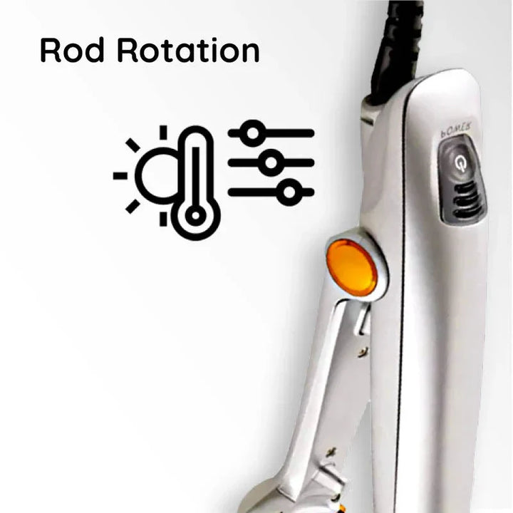 Harwelton™ 2-in-1 Rotating Hot Air Brush for Waves and Straight Hair