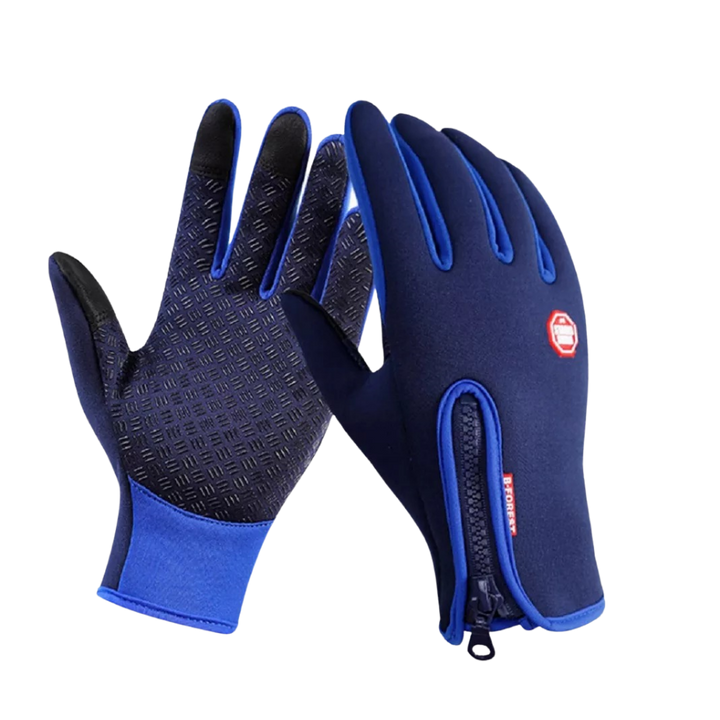 Harwelton™ Windproof Thermal Gloves with Zip, Grip Palm and Touchscreen