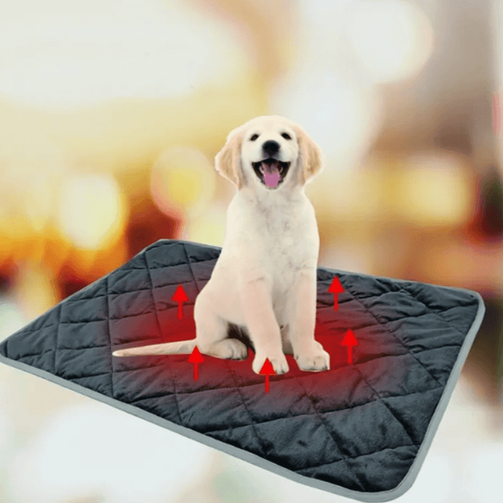 Self-Warming Pet Pad with Non-Slip Base for Dogs and Cats