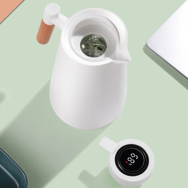 1 Litre Insulated Flask with Temperature Display Lid