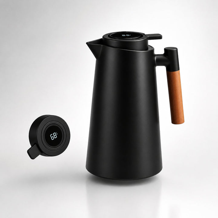 1 Litre Insulated Flask with Temperature Display Lid