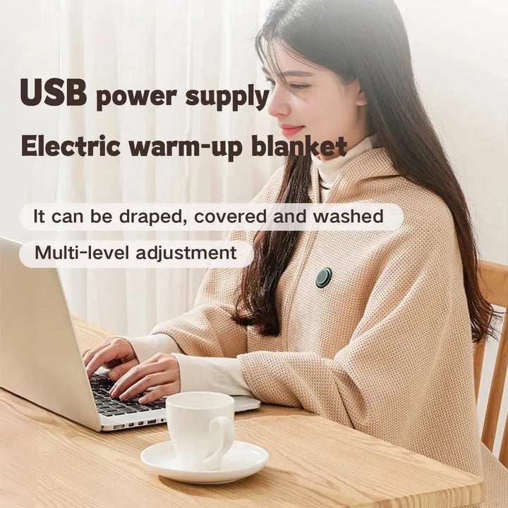 Harwelton™ Heated Fleece Scarf That Warms Up in 15 Seconds