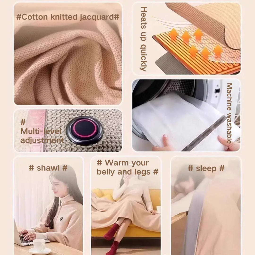 Harwelton™ Heated Fleece Scarf That Warms Up in 15 Seconds