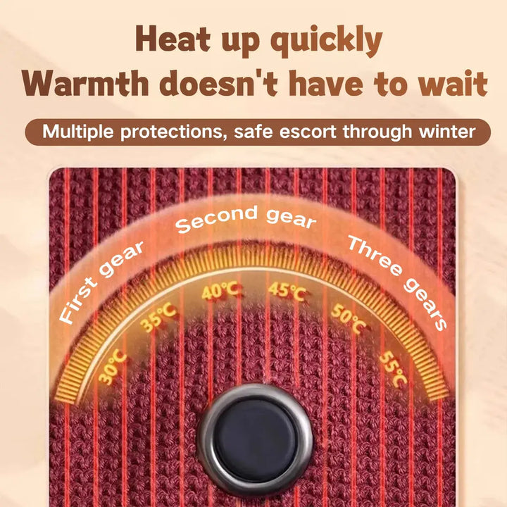 Harwelton™ Heated Fleece Scarf That Warms Up in 15 Seconds