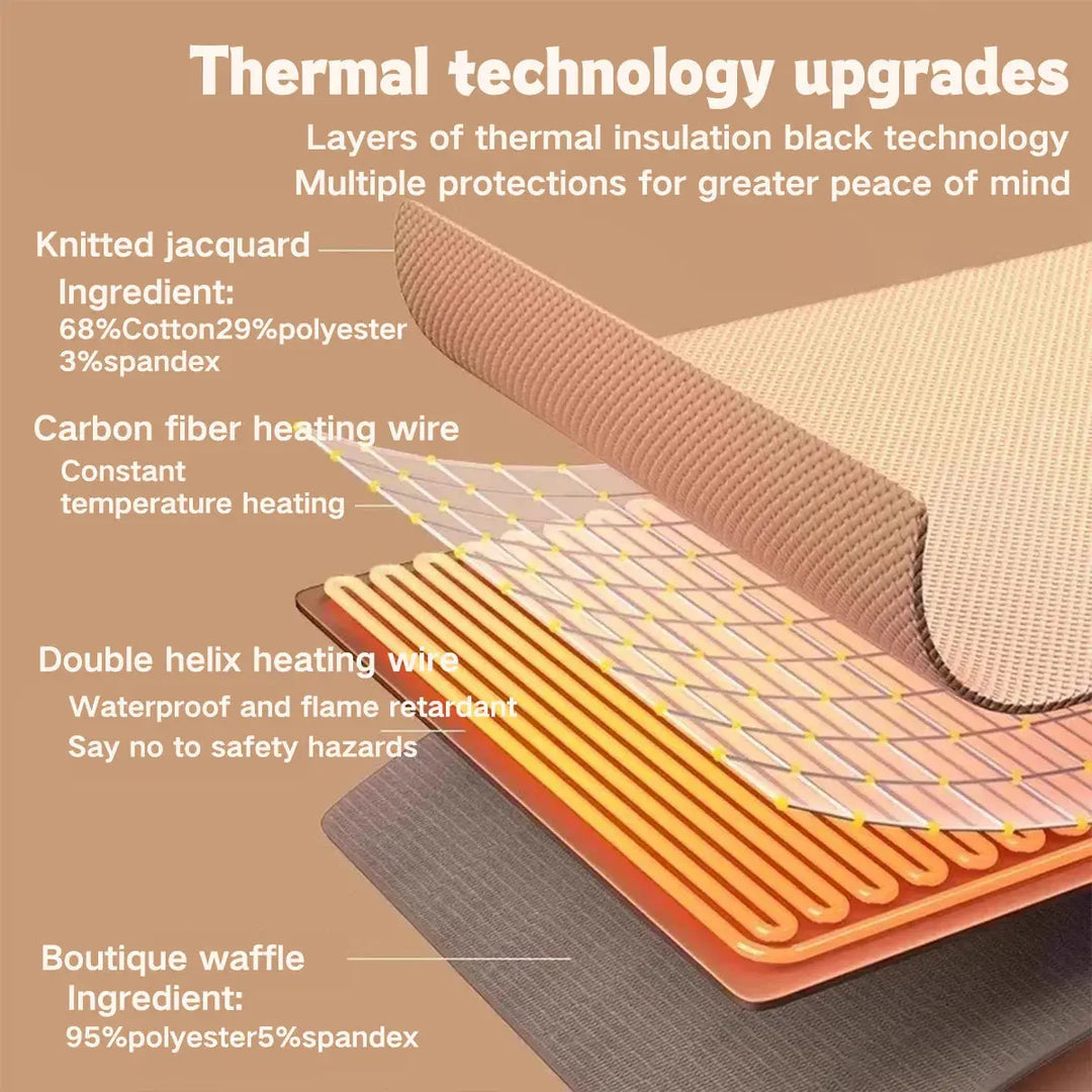 Harwelton™ Heated Fleece Scarf That Warms Up in 15 Seconds