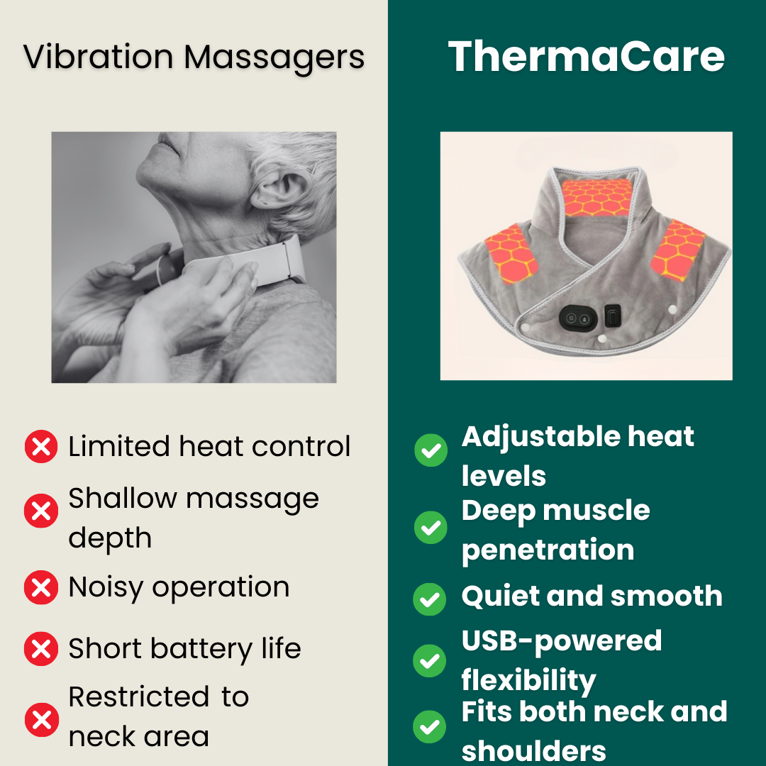 Harwelton™ USB Heated Neck and Shoulder Wrap with Massage