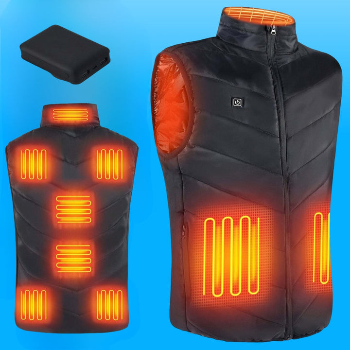 Harwelton™ Stretch Heated Vest with 9 Heating Zones Including Neck