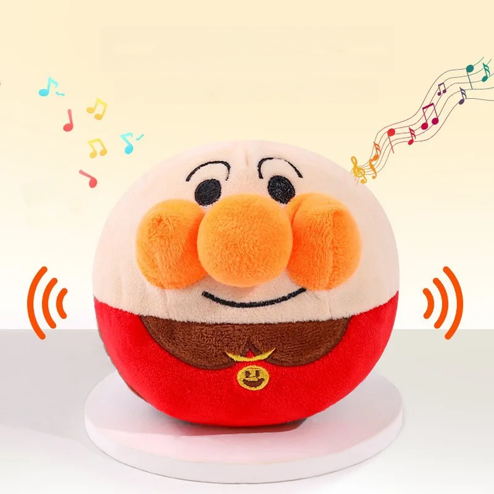 Interactive Plush Dog Toy with Voice Recording and Music