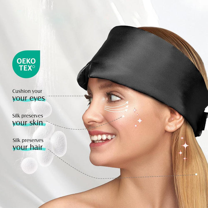 Harwelton™ Mulberry Silk Sleep Mask with Full Blackout Coverage