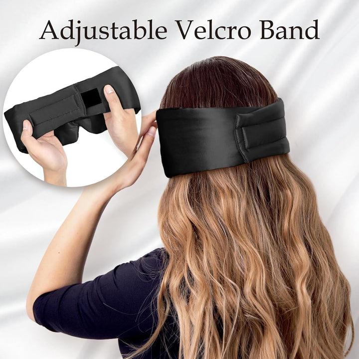 Harwelton™ Mulberry Silk Sleep Mask with Full Blackout Coverage