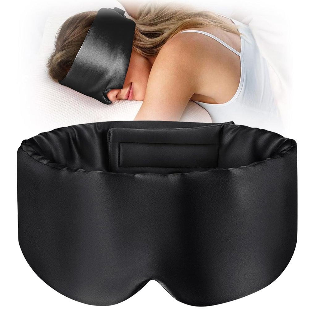 Harwelton™ Mulberry Silk Sleep Mask with Full Blackout Coverage