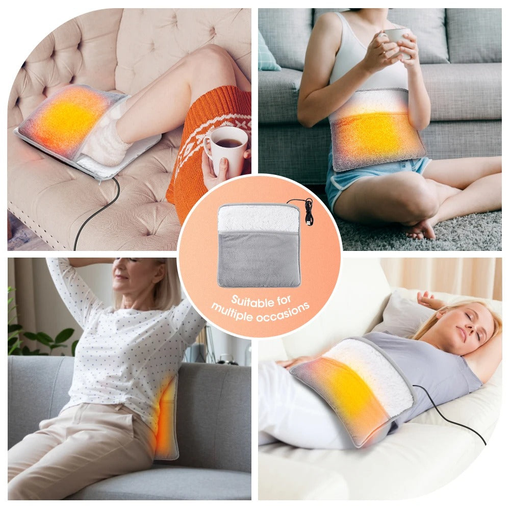 Harwelton™ USB Foot Warmer in Soft Flannel with Steady 40°C Heat