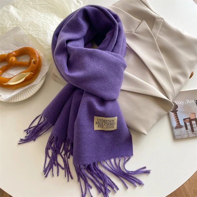 100% Wool Scarf for Men and Women – Super Soft and Warm