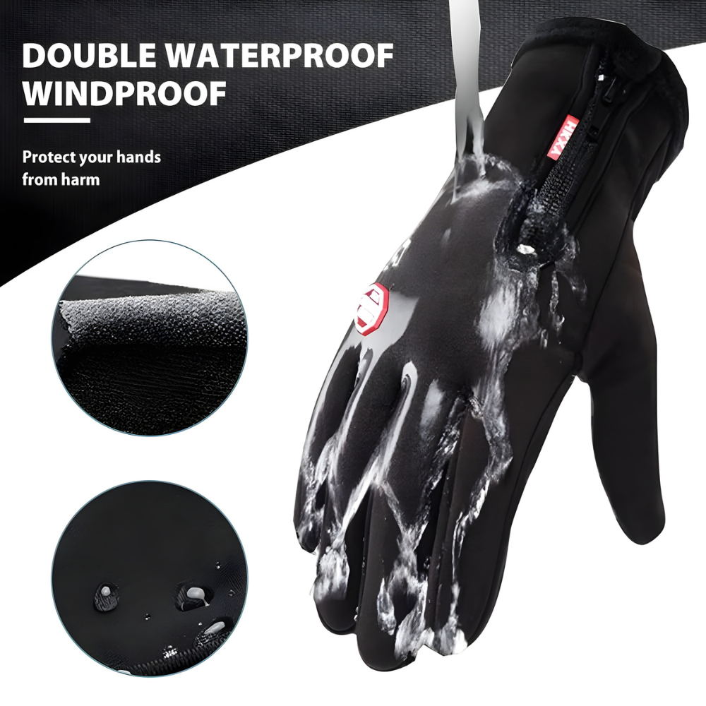 Harwelton™ Waterproof Touchscreen Winter Gloves with Side Zip