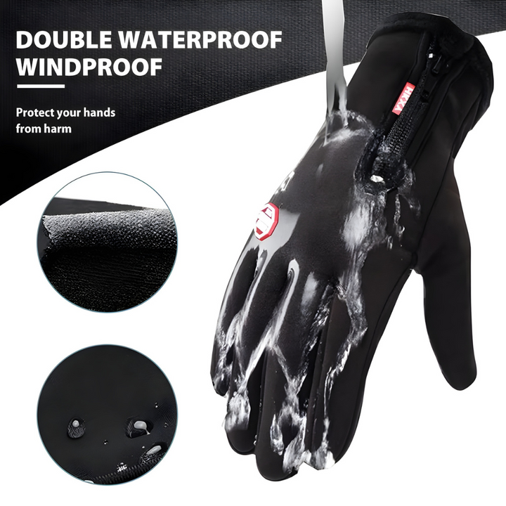 Harwelton™ Waterproof Touchscreen Winter Gloves with Side Zip