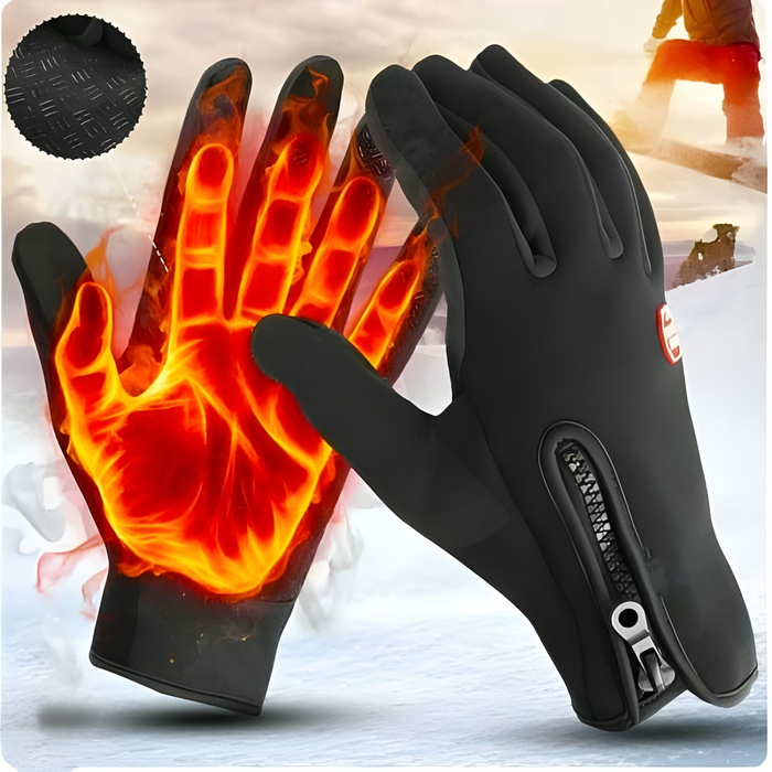 Harwelton™ Waterproof Touchscreen Winter Gloves with Side Zip